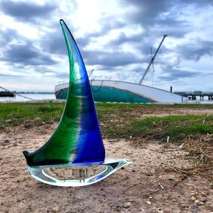 Murano Glass Sail Boat